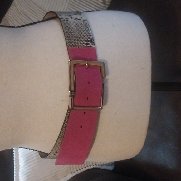 Carlisle Genuine Snakeskin Leather Belt Size L Made in Italy - Picture 1 of 8